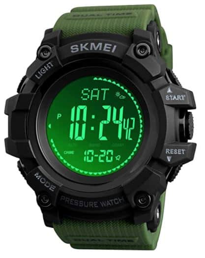 Men's Military Sports Digital Watch Survival Compass LED Screen 50M Waterproof Stopwatch Alarm Wristwatch Men's Military Sports Digital Watch Survival Compass LED Screen 50M Waterproof Stopwatch Alarm Wristwatch