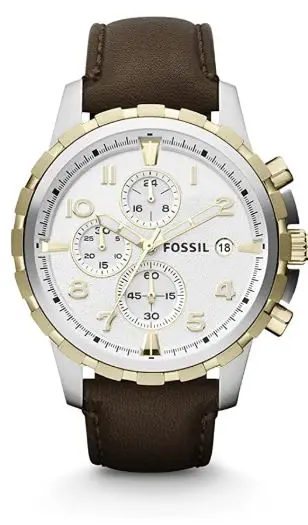 Fossil Men's Dean Stainless Steel Chronograph Dress Quartz Watch