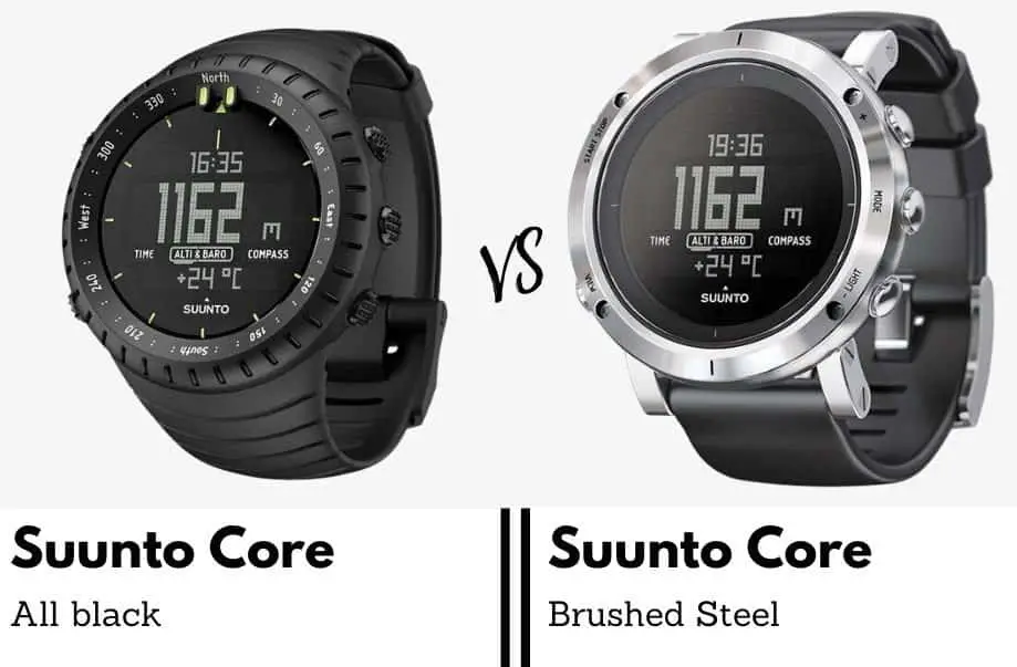 Suunto Core Review: All black or Brushed Steel