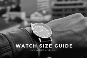 wrist size to watch size