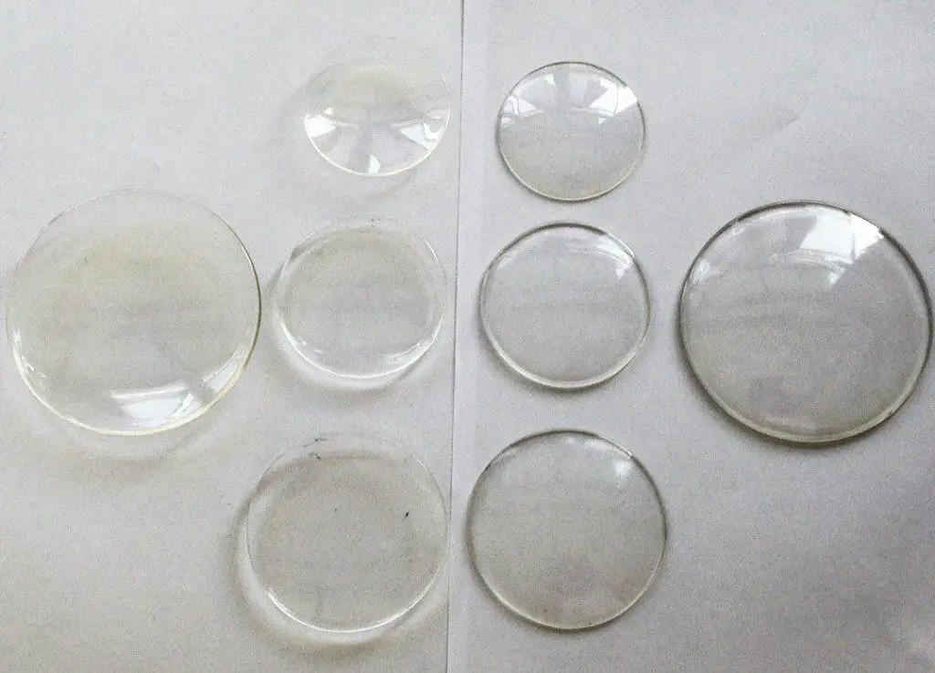 Different types of watch glass