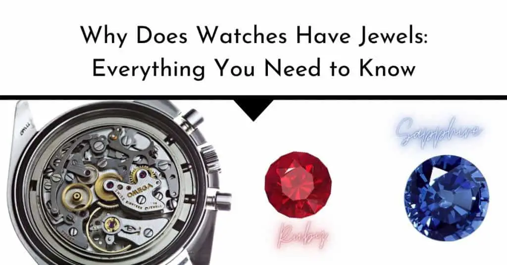 Why do watches have jewels