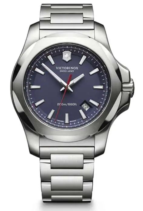 Victorinox Swiss Army Men's Quartz Watch with i.n.o.x. Analogue Quartz Stainless Steel 241724.1