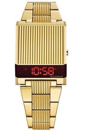 Bulova Computron Yellow Gold Toned - 97C110