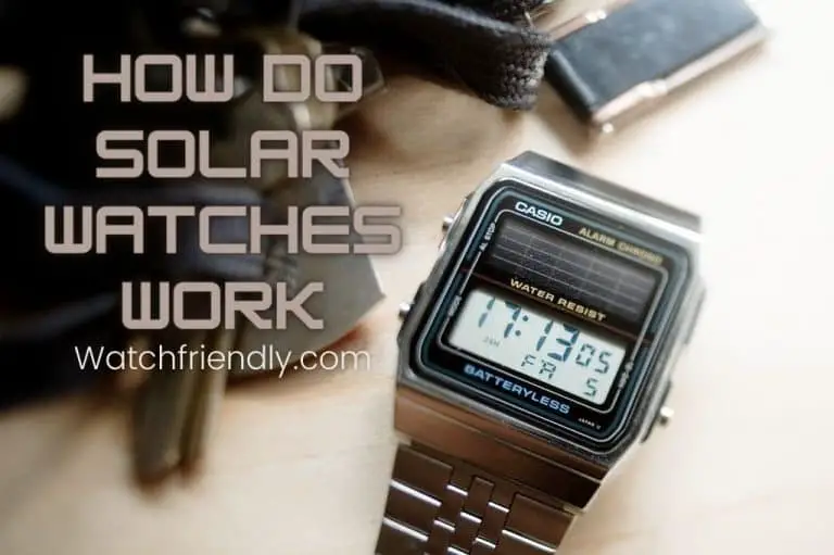 How do Solar watches work