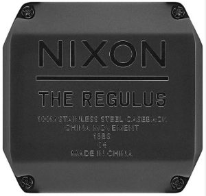 Nixon Regulus Back Case