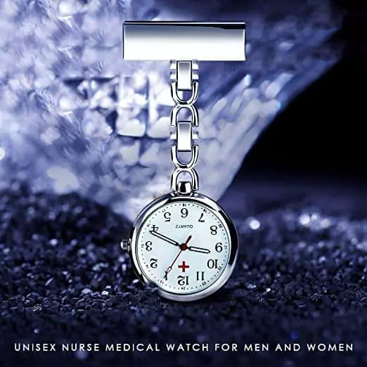 WIOR Lapel Pin Nurse Watch